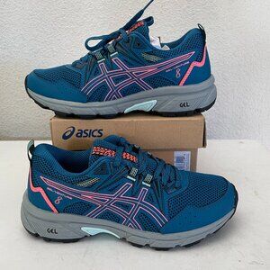 NEW Asics Womens Gel Venture 8 Running Shoes Sneakers 6.5 Teal Blue
